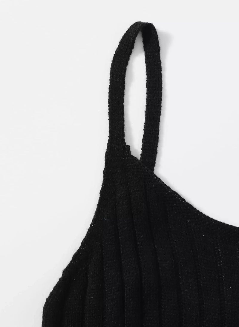 Solid Cami Sweater Dress - Image 4