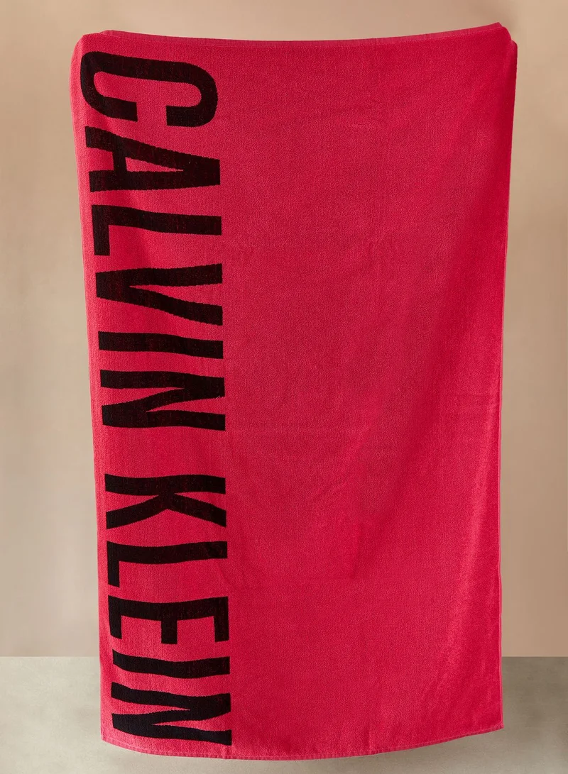 CALVIN KLEIN Large Logo Towel