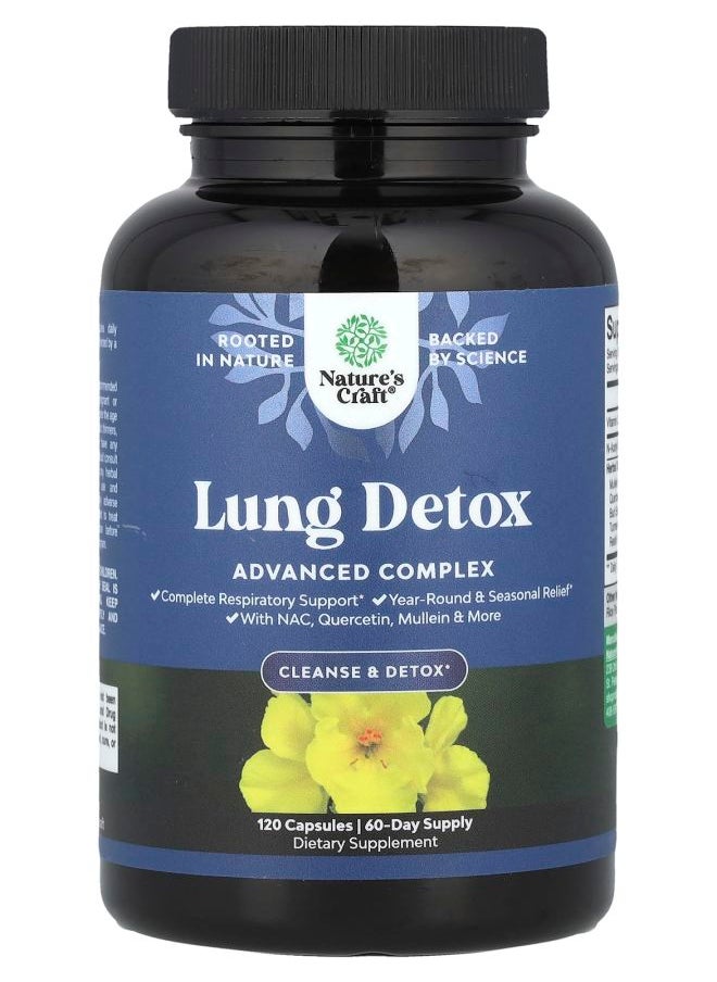 Nature's Craft Lung Detox 120 Capsules 