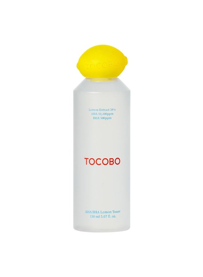 Tocobo AHA BHA Lemon Facial Toner For Bright & Clear Skin 150ml
