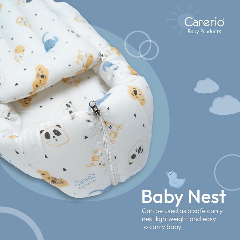 CARERIO Carerio Baby Sleeping Bag Carry Nest Cotton Baby Bedding for New Born Infant Portable Bassinet for Baby Carrying co Sleeping Unisex Baby Sleeping Bed 01 - Image 2