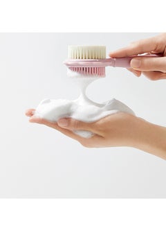 Babycare Babycare - 2-in-1 Baby Shampoo Brush, Powder Pink, Soft Silicone Bristles, Gentle Scalp Massager, BPA-Free, Eco-Friendly, Baby Bath Brush, Easy Grip Handle, Safe for Newborns, Non-Toxic, Lightweight  - Image 5
