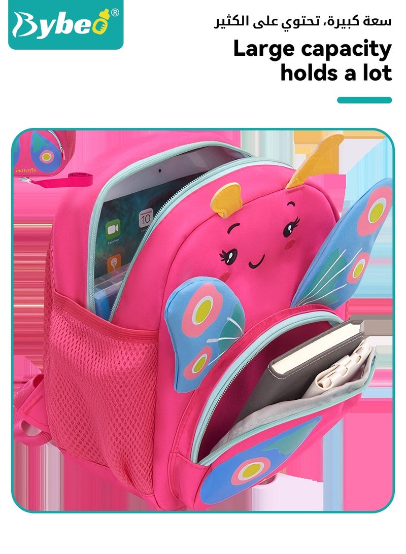 Bybeo Toddler School Backpack, Kids Backpack, Baby Preschool Bag with Anti-Lost Leash and Adjustable Strap, Cute Cartoon Travel Bag for Kindergarten, Travel, School - Image 4