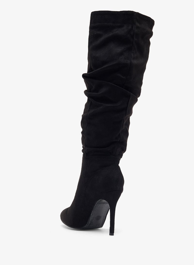 جينجر بوتات بكعب خنجري مدبب تصل للركبة - Image 3