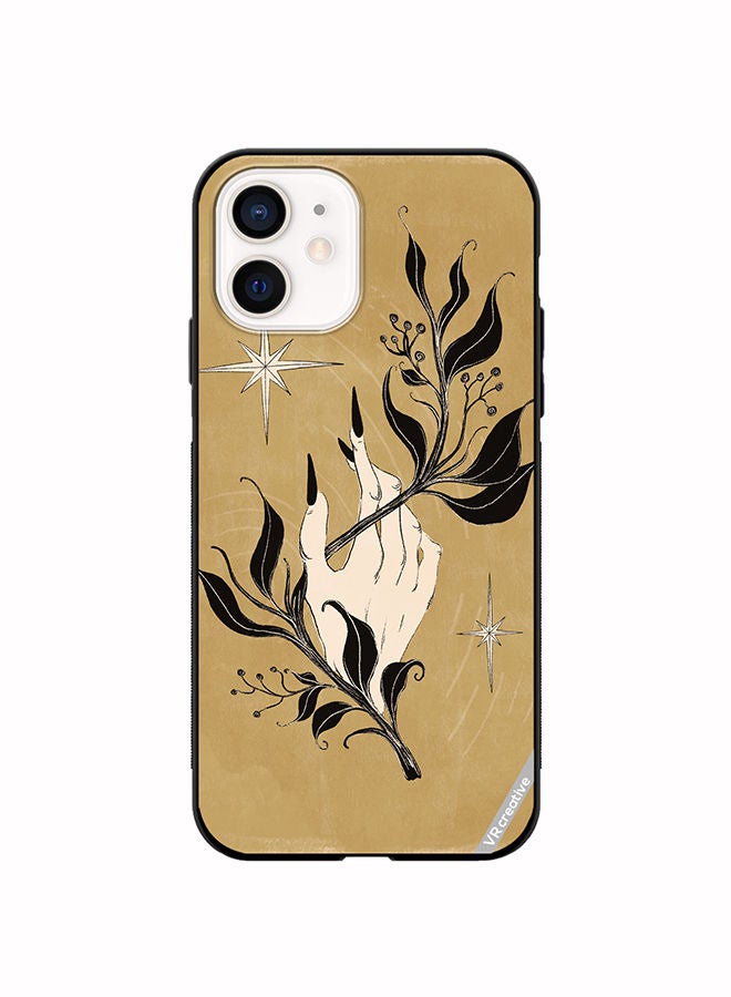 VR CREATIVE Protective Case Cover For Apple iPhone 12 mini Witch Hand Design Multicolour - Image 1