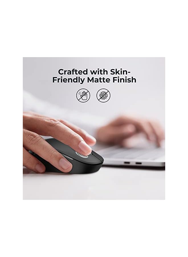 Yamdrok Wireless Mouse, 2.4G Ergonomic USB Cordless Mouse, with Nano Receiver Light Weight Gaming Mouse, Ultra-fast Scrolling Portable Mouse,15 Months Battery Life, for Laptop, PC, Chromebook, etc. - Image 4