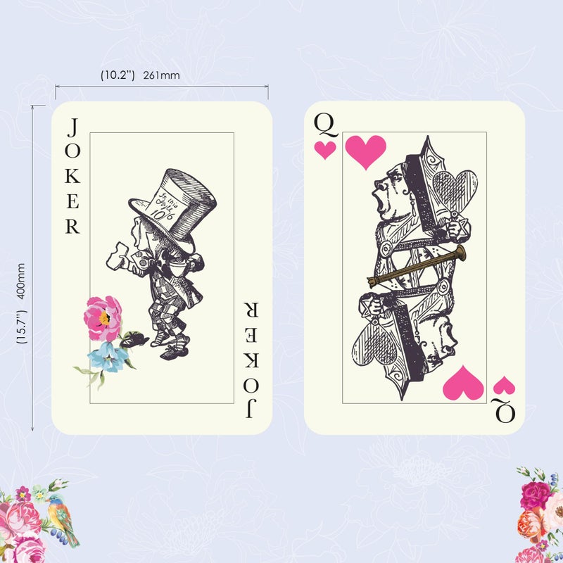 Talking Tables Pack of 8 Alice in Wonderland Props - Oversized Decorations, Party Supplies For Mad Hatter Tea Party, Birthday, Afternoon Teas, Baby Shower, Garden - Image 3