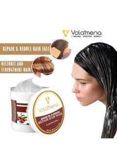 VOLAMENA WITH DEVICE Volamena Argan Oil & Keratin Repair Hair Mask 250 Mlfor Men/Women Repairs Dry & Damaged Hair Reduces Hair Fall Soothes And Moisturizes Your Scalp Deep Conditioner  - Image 2