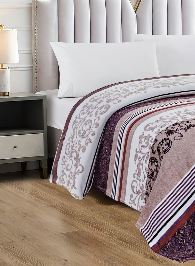 Throw Blanket All Season Warm Lightweight Thermal Super Soft Microfiber Flannel Solid Color Blankets For Couch Bed And Sofa - Image 2