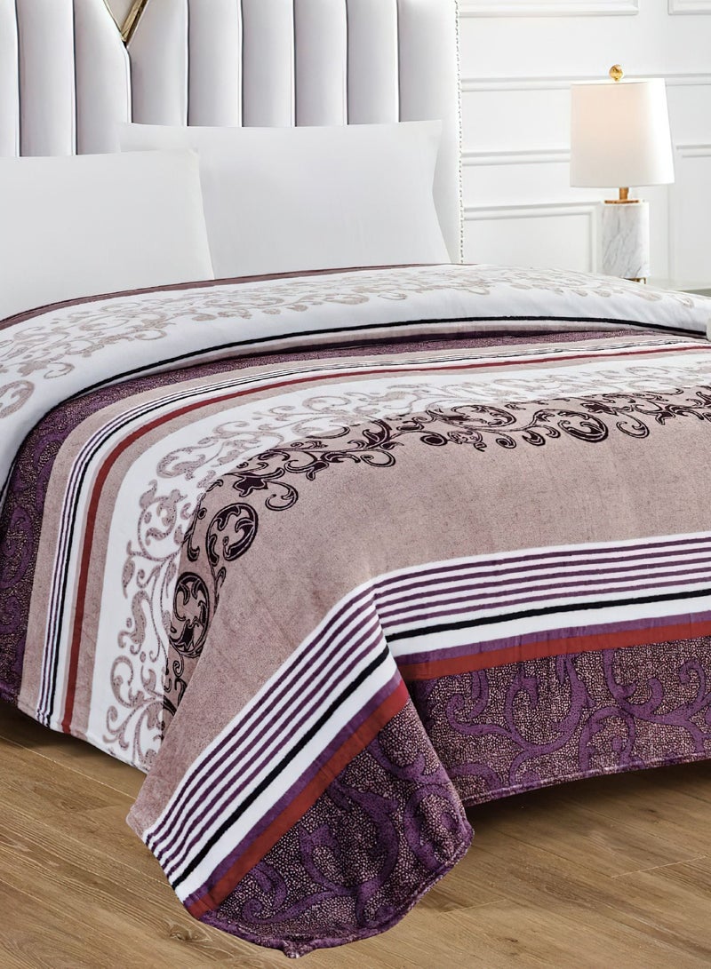 Throw Blanket All Season Warm Lightweight Thermal Super Soft Microfiber Flannel Solid Color Blankets For Couch Bed And Sofa - Image 4