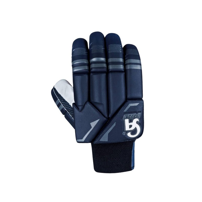 كي أيه قفازات ضرب الكريكيت CA CA Pro 10000 Navy Batting Gloves - Mens, Left Hand - Image 2