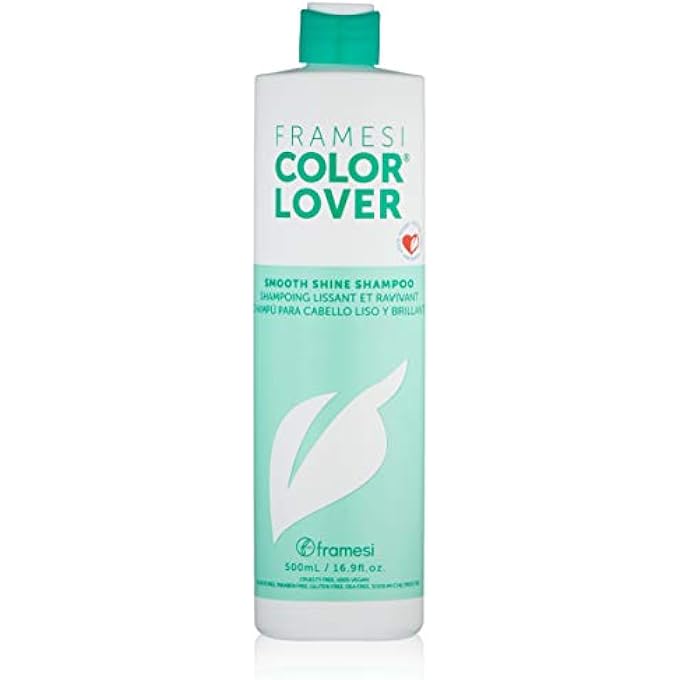 framesi SMOOTH SHINE SULFATE FREE SHAMPOO FOR COLOR TREATED HAIR, 16.9 FL OZ - Image 1