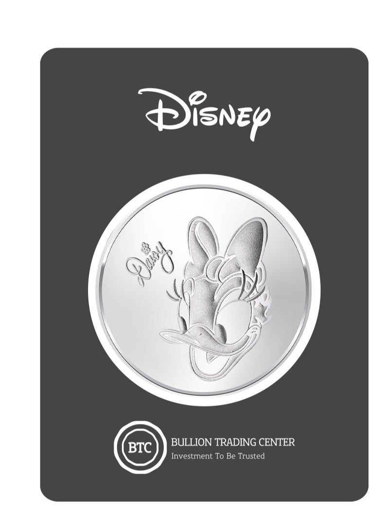Disney 50 Gram Daisy Duck 999 BTC Silver Bullion Coin - Image 3