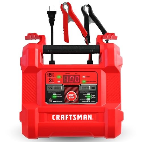 CRAFTSMAN 15A Car Battery Charger  Maintainer 6V12V  CMXCESM162 - Image 1