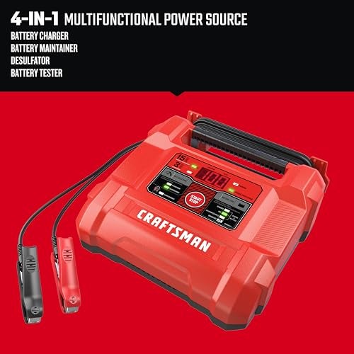 CRAFTSMAN 15A Car Battery Charger  Maintainer 6V12V  CMXCESM162 - Image 4