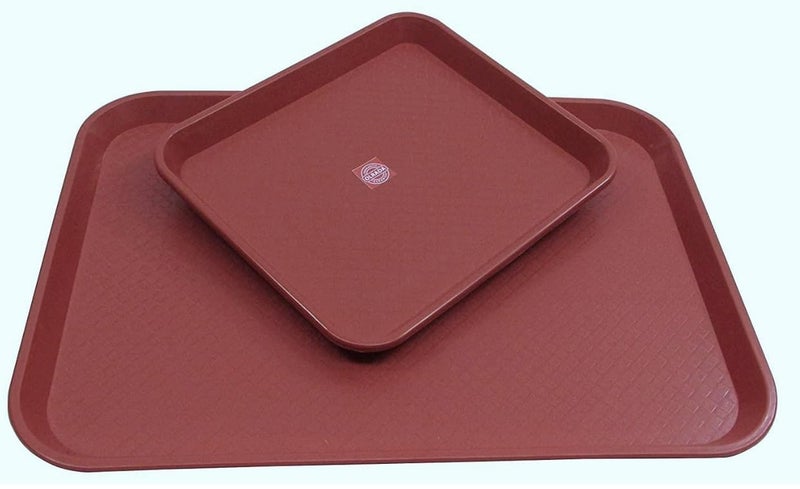 Olrada Home/Restarunt Food Serving Tray, Plastic Big + Small 1+1 - Image 5