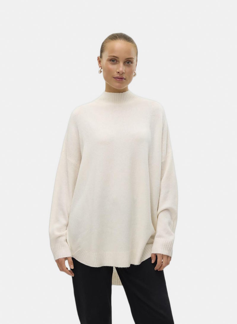 VERO MODA Vmplaza Ls Highnck Long Pullover Ga Noos - Image 1