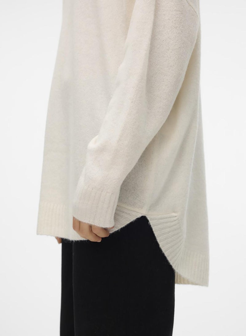 VERO MODA Vmplaza Ls Highnck Long Pullover Ga Noos - Image 4