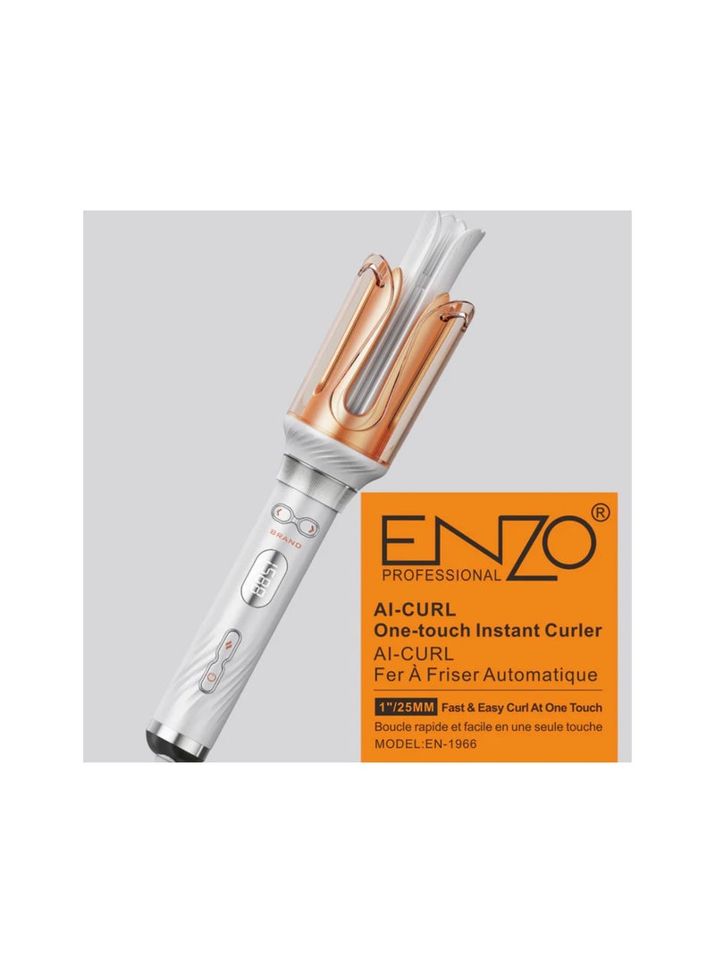 ENZO Professional Automatic Hair Curler – One-Touch Fast & Easy Curling Iron with Ceramic Technology - Image 3