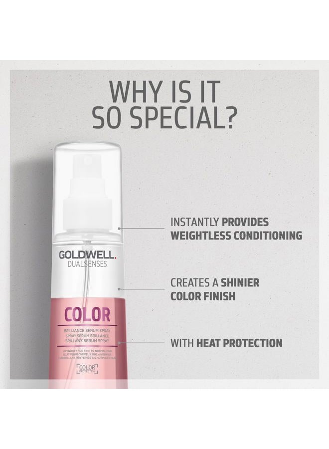 Goldwell Dualsenses Color Brilliance Serum Spray for Unisex - 5 oz - Image 3