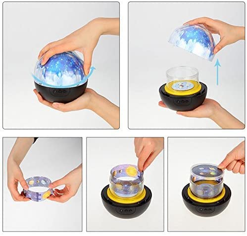 TOURACE Solar System Projector, Star Night Light for Kids, Planet Toys, Space Light, Universe Projectór, Space Lamp, Teen boy Girl Bedroom, Planets Toy, Planetarium Projector, Boys Gift, Christmas. - Image 4