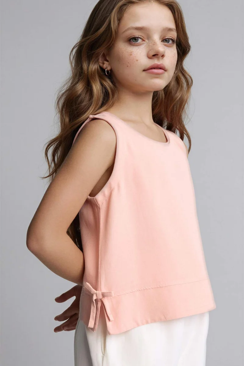 ديفاكتو Girl Regular Fit Short Sleeve Blouse