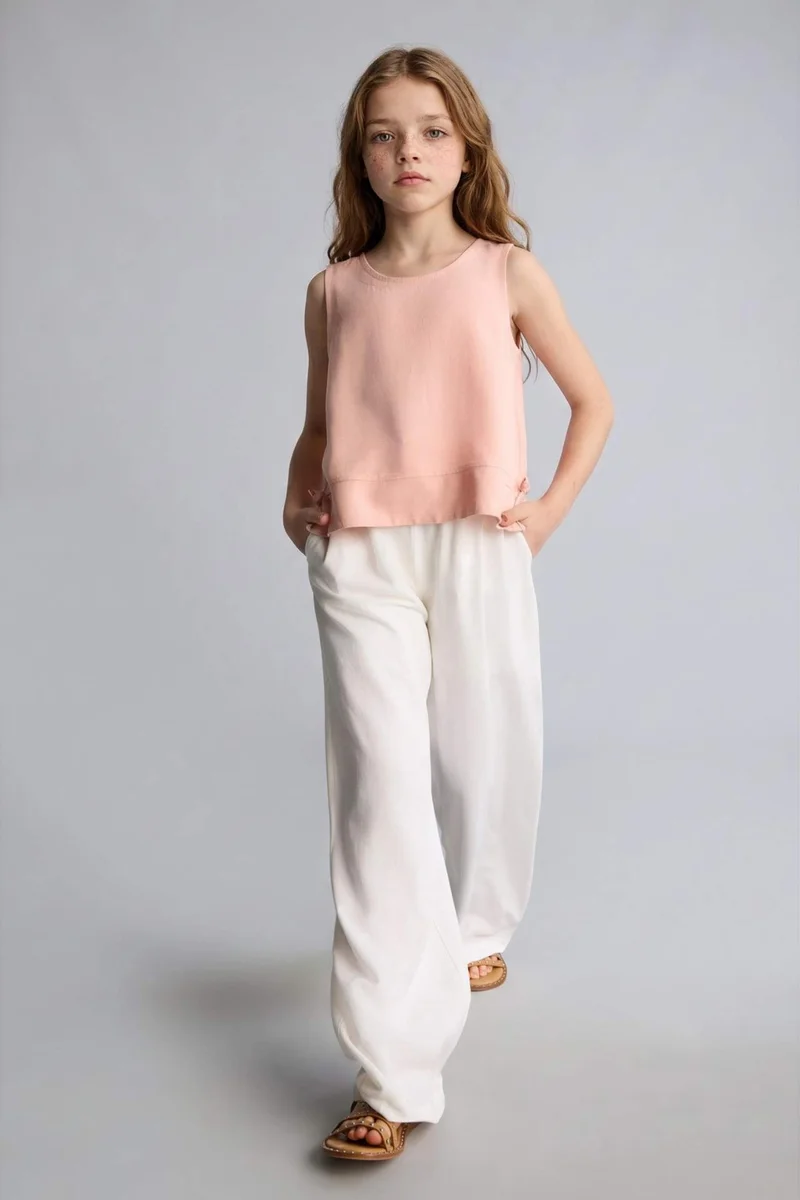 ديفاكتو Girl Regular Fit Short Sleeve Blouse