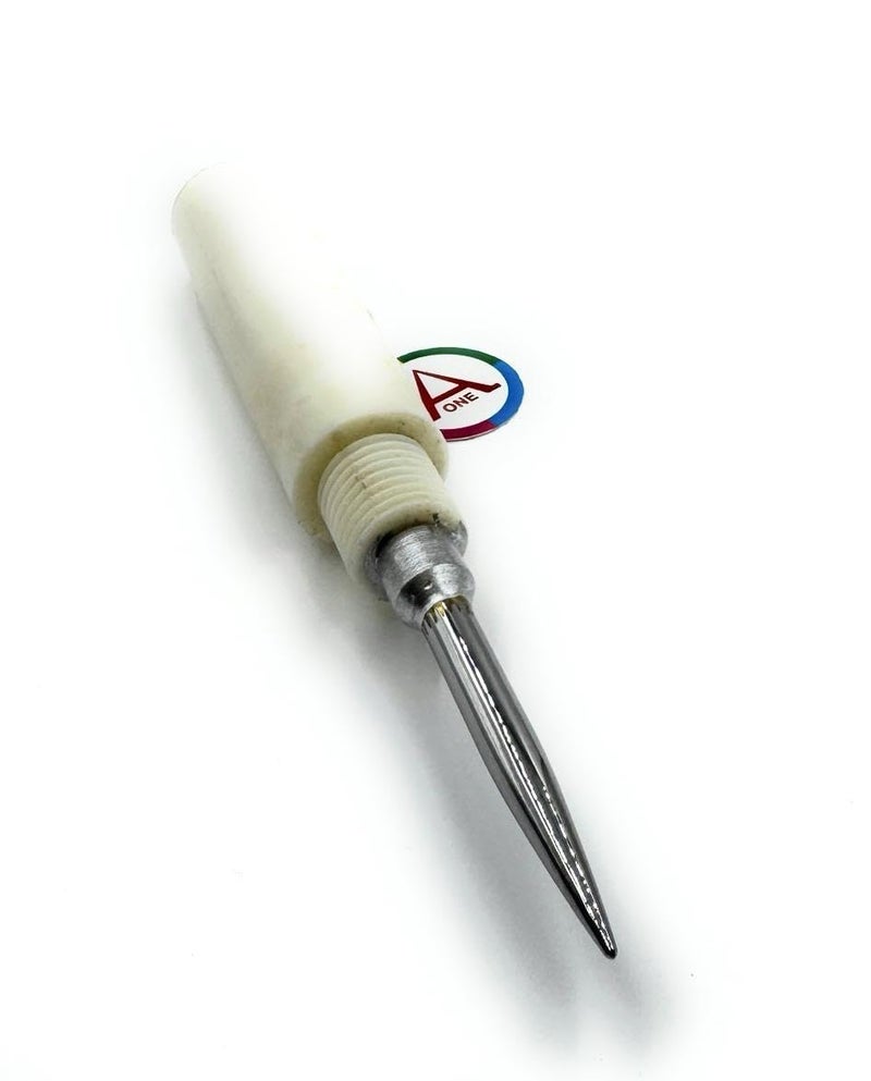 Aone Carbide Burnisher with Plastic Handle for Bezel Setting, Metal Clay, Engraving, Jewellery Making, Gold/Silver Foil or Keum-Boo Application, Watchmaking, Model Making & Hobby Crafts DIY - Image 1