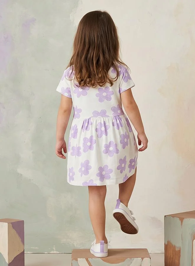 Babies & More Babies & More Toddler Girls Multicolor Dress