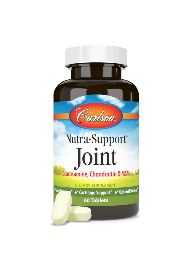 Carlson - Nutra-Support Joint, Glucosamine Chondroitin & MSM, Joint Function, Cartilage Support & Optimal Wellness, 60 tablets - Image 5