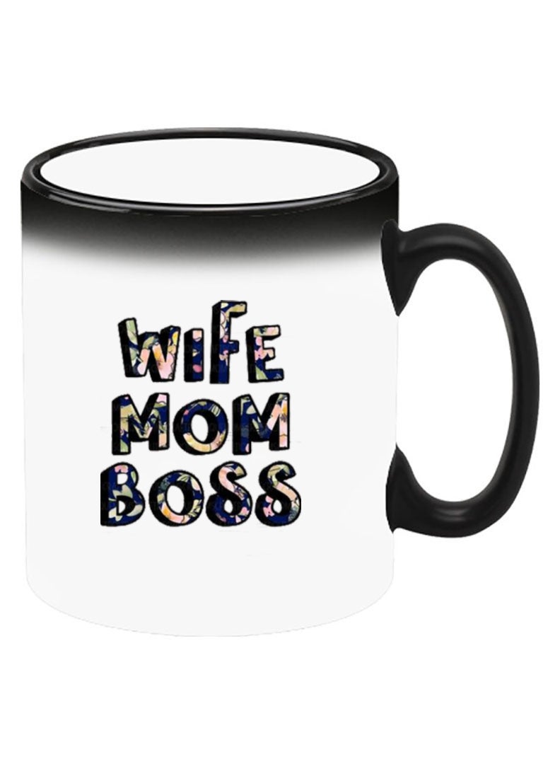 Theodor كوب سيراميك حساس للحرارة يتغير لونه، الصورة تظهر عند إضافة سائل ساخن! زوجة أم مديرة - Image 2