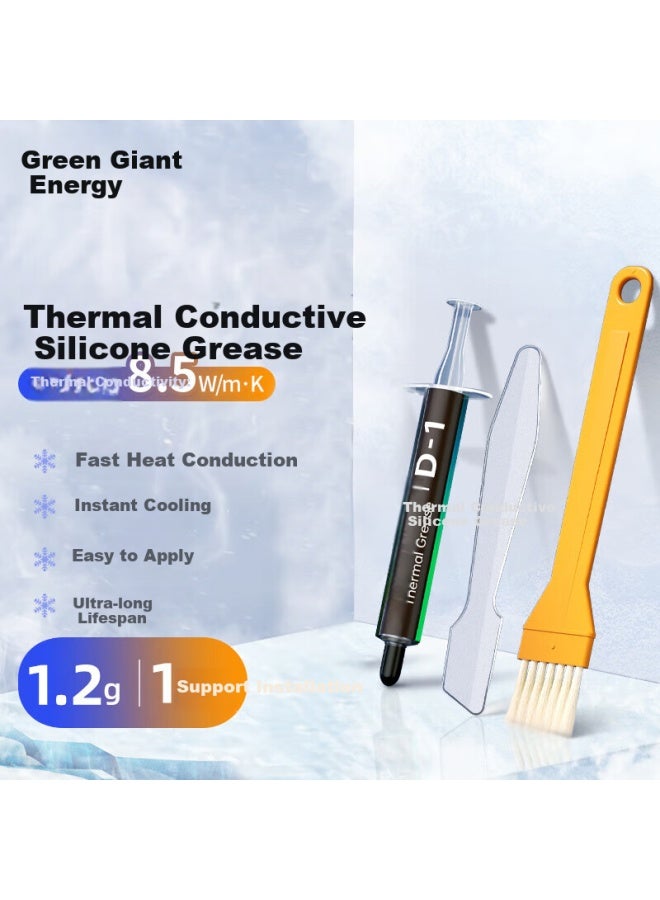 Llano Thermal Paste For Cpu Chips, Heat Conduction Paste For Motherboards, Laptops, And Graphics Cards, Liquid Thermal Compound With Thermal Conductivity Of 8.5 (w/m·k), 1.2g - Image 1