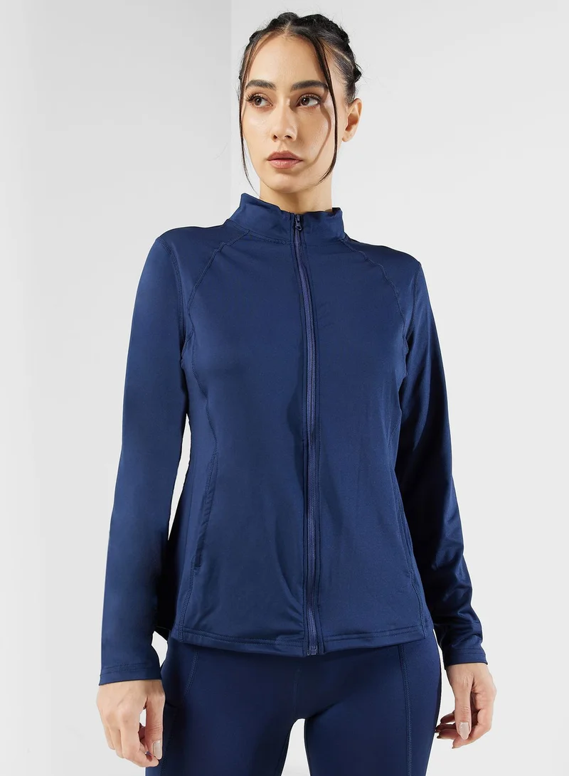 FRWD Zip Through Pocket Detail Jacket