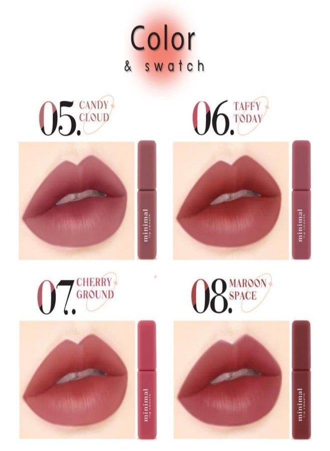 VIRAVIN HOUSEWARE Cathy Doll Minimal Lip Smooth Silky Matte Lipstick, 08 Maroon Space, Cotton Pigment - Image 5