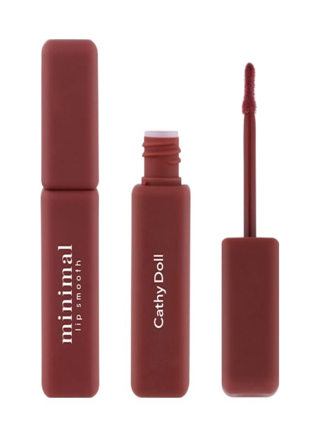 VIRAVIN HOUSEWARE Cathy Doll Minimal Lip Smooth Silky Matte Lipstick, 08 Maroon Space, Cotton Pigment - Image 3