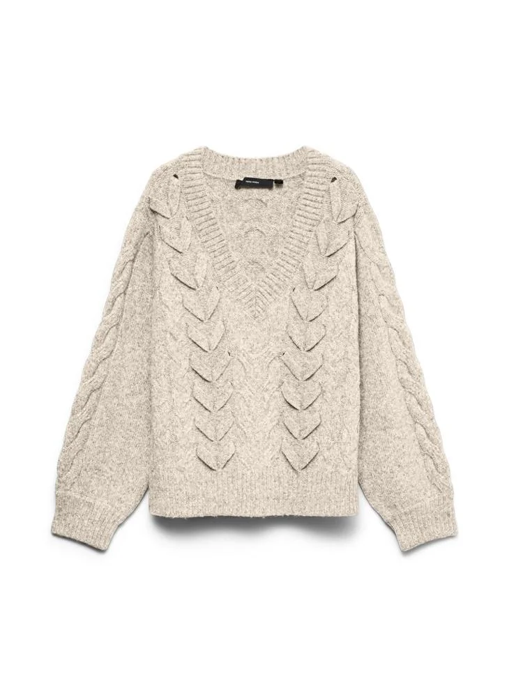 Vero Moda Long-Sleeve V-Neck Pullover