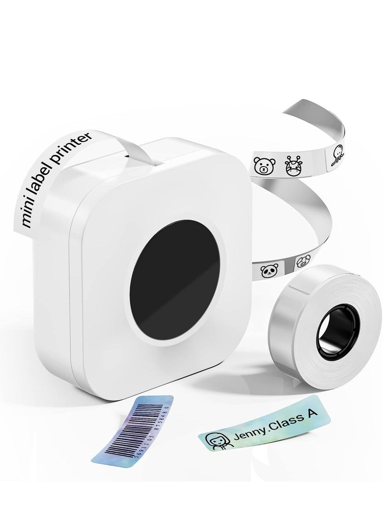 فوميمو صانع الملصقات Q30S Bluetooh آلة صانع الملصقات البسيطة طابعة ملصقات محمولة لتخزين اسم المستند متوافق مع iOS Android White - Image 1