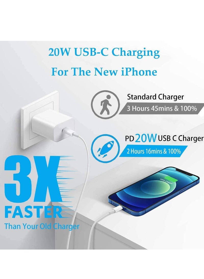 Generic - USB-C to Lightning Cable 20W, Stuffcool 2 Pack 6.6FT Power Delivery Fast Charging Data Sync Type C PD Quick Charger Compatible with iPhone 12/12 Pro/11/XS/XR/X 8/iPad/AirPods Pro - Image 1