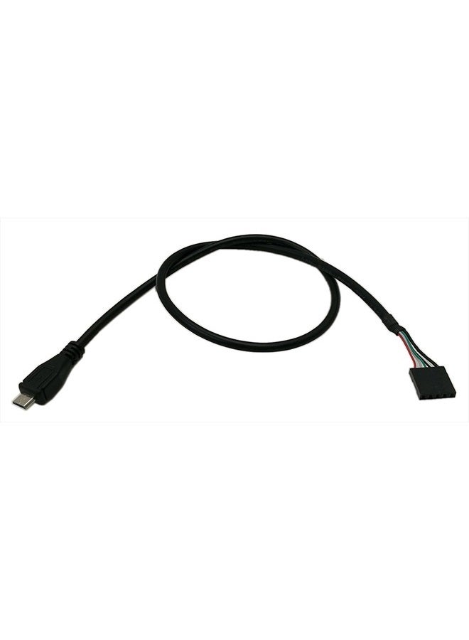 zdyCGTime 50CM Micro USB 5pin Male to 1x 5Pin Female 0.1" USB Header PCB Motherboard Cable - Image 1