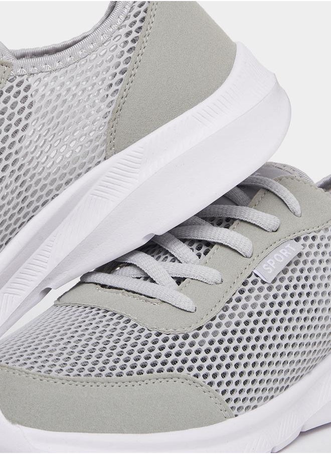 Styli Mesh Upper Wide Fit Sneakers  - Image 4