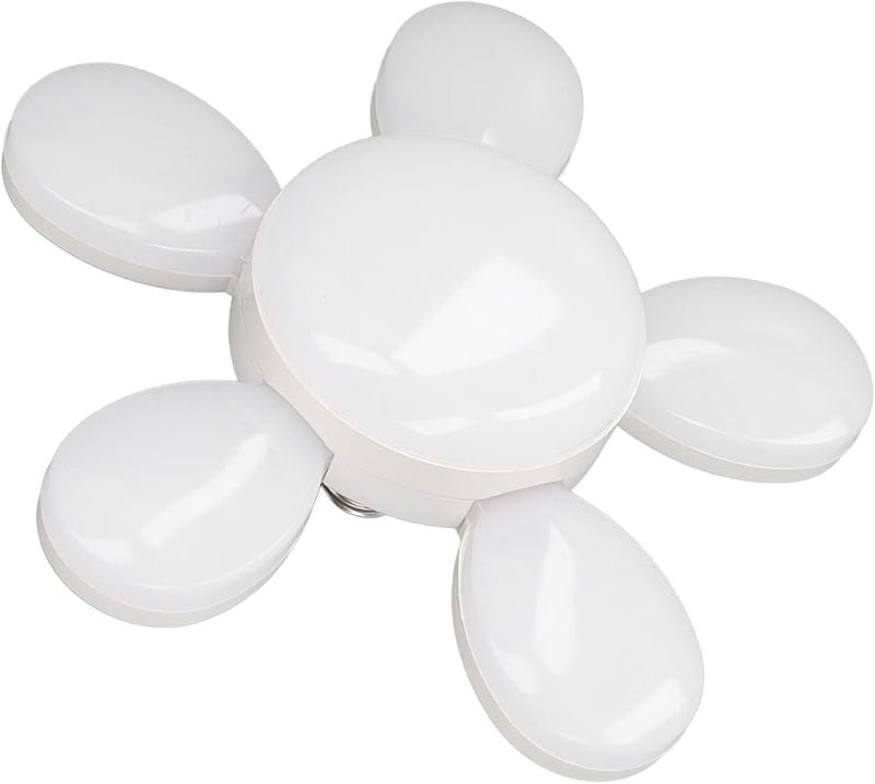 مصباح جراج LED بقدرة 50 واط، 8000 لومن، قابل للطي، زاوية قابلة للتعديل، قاعدة E27/E26، سهل التركيب - Image 2