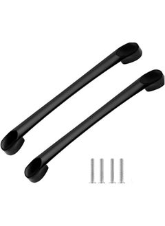 The Bros 10 pack Kitchen cabinet Wardrobe Handles, Black Cabinet Handle | Drawer pulls, Furniture Handle, For Cabinet, cupboard, Drawers and Bathroom Cabinets. (10pc 96mm hole center)  - Image 1