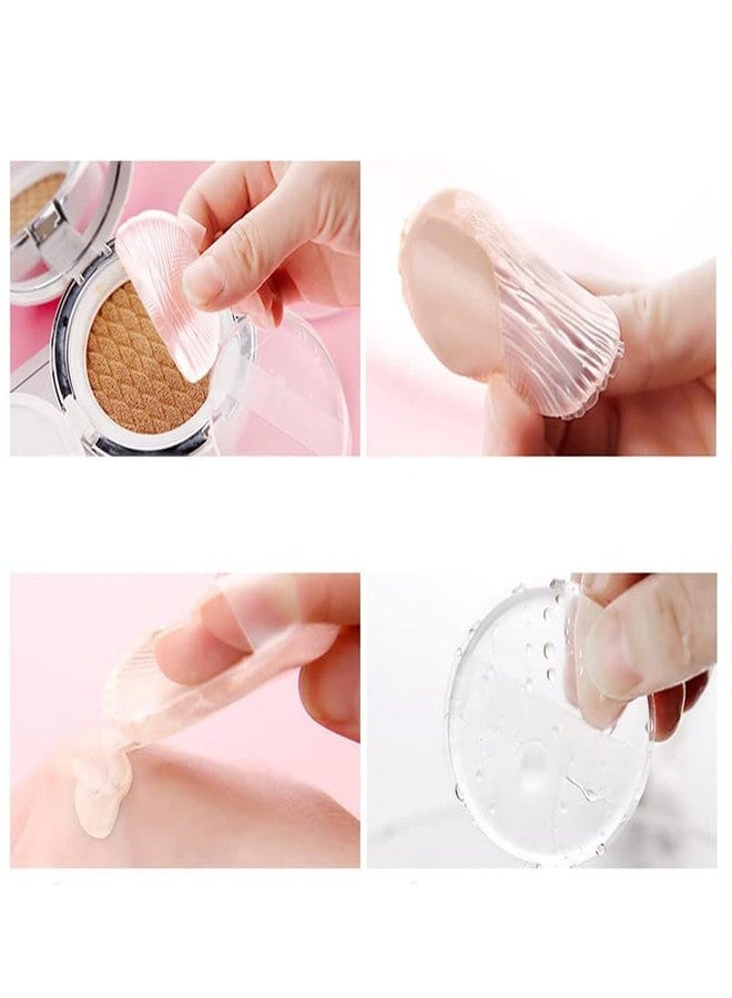 RECTYO GALLERY 6 PACK Silicone Air Puff Makeup Beauty Blender Puff Easy to Clean and Apply Makeup Cosmetic Tool for Women Girls - Image 3