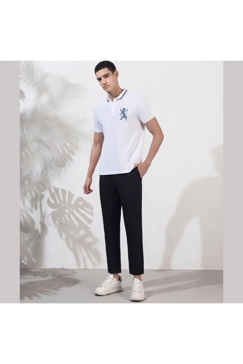 جيوردانو بنطلون رياضي رجالي بقصة مستقيمة ضيقة - أسود