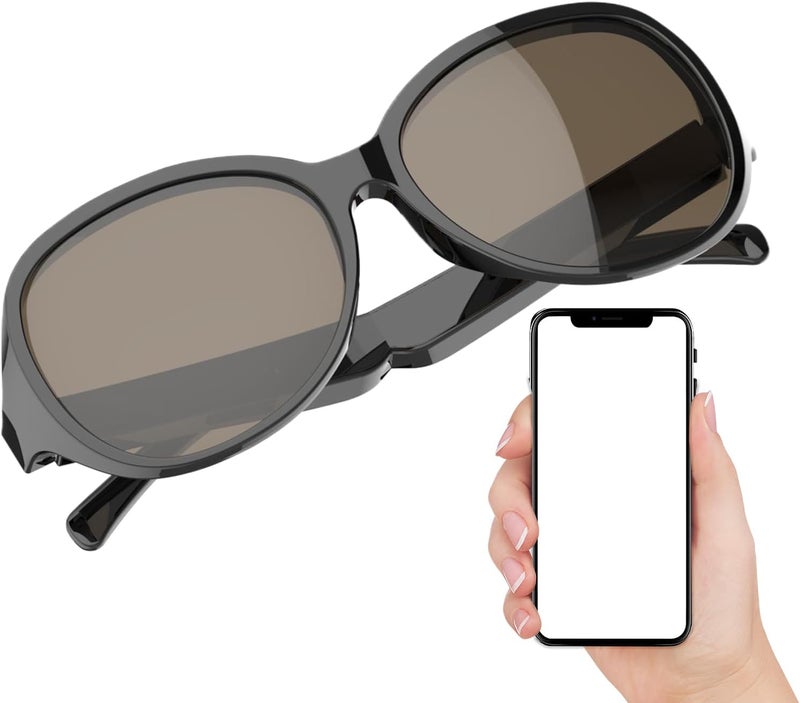 Smart Translation Glasses - Wireless Sunglasses,Smart Audio Glasses with Noise-Canceling Microphone,for Calling Men Driving Meeting Travel Sports Game Game - Image 1
