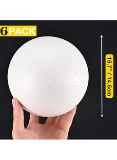 6-Inch Foam Balls (6-Pack) - White Polystyrene for Crafts, School Solar System Projects, Wedding & Christmas Decorations - pzsku/ZB415A406B704025F9B6DZ/45/_/1738748548/2511ae62-719a-4041-85ba-fe63e505bc9f