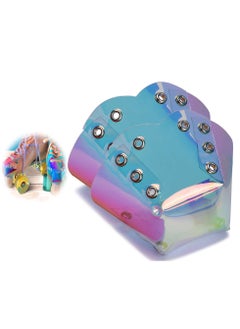 Skate Toe Guards, 1 Pair Handmade Cap Guards Protectors PVC Roller Caps with Pebbled Texture, Accessories for Skates Removable Stops
