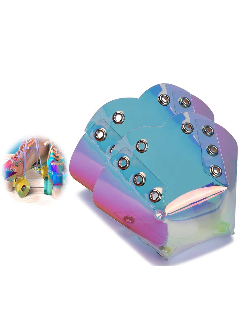 Y&D Skate Toe Guards, 1 Pair Handmade Cap Guards Protectors PVC Roller Caps with Pebbled Texture, Accessories for Skates Removable Stops  - Image 1