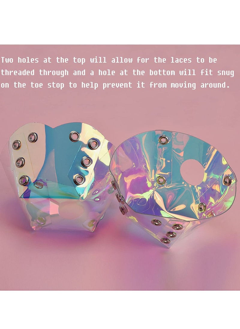 Y&D - Skate Toe Guards, 1 Pair Handmade Cap Guards Protectors PVC Roller Caps with Pebbled Texture, Accessories for Skates Removable Stops - Image 1