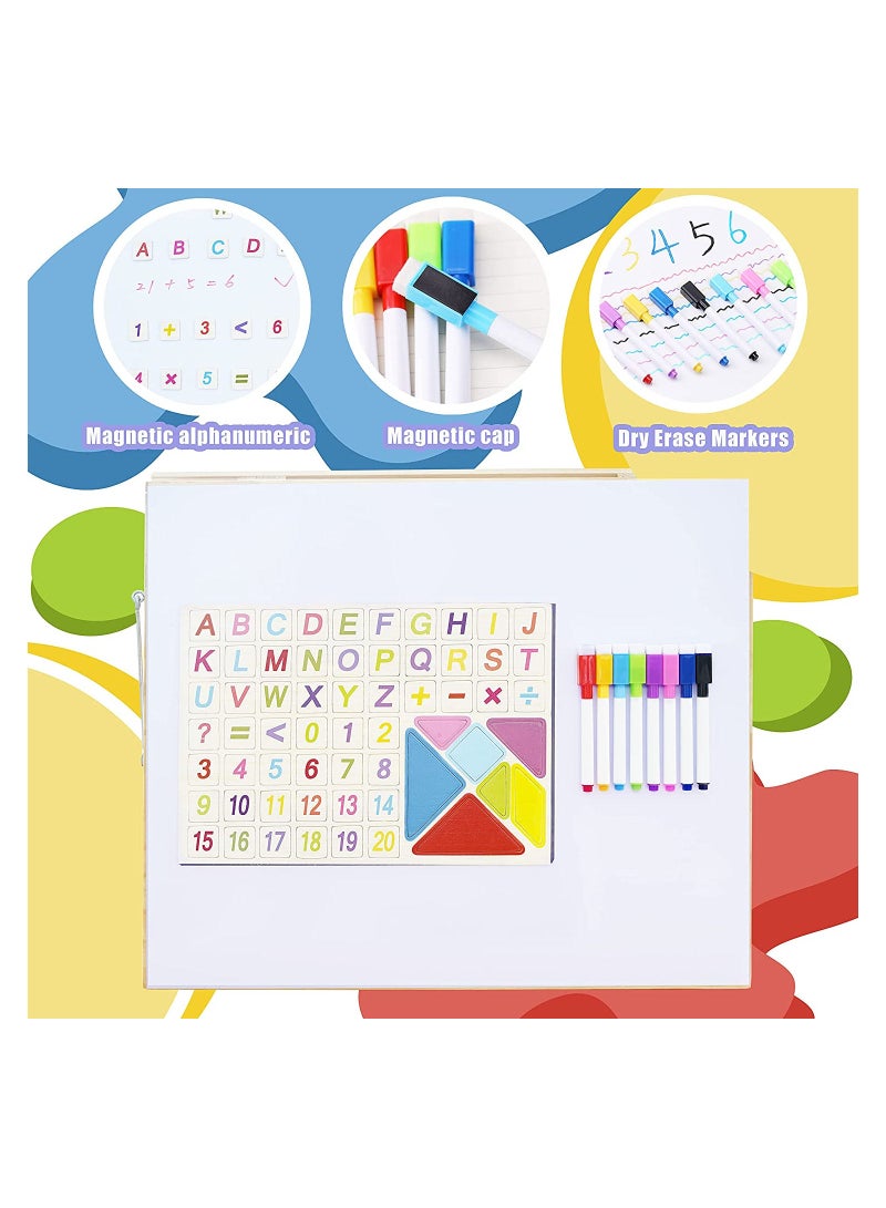 cuqup Montessori Busy Board ALL in ONE Wooden Sensory Toys for Toddlers Activity Boards Children Aged 2-6 - Image 4